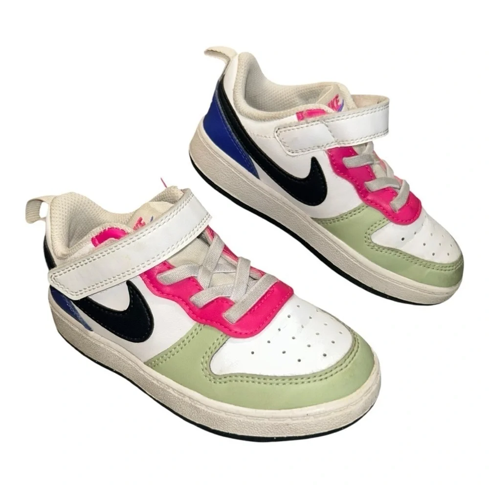 Nike Court Borough Low Recraft PS Pink Ultramarine Kids 9 Preschool DV5457-108